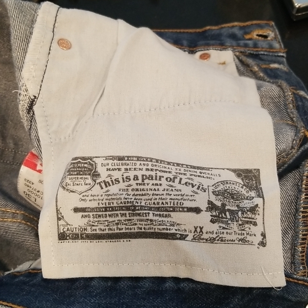 💕LEVI'S💕 501 XX Straight Leg Button Fly Vintage Mom Jeans 100% Cotton W32 L30 - Picture 13 of 16
